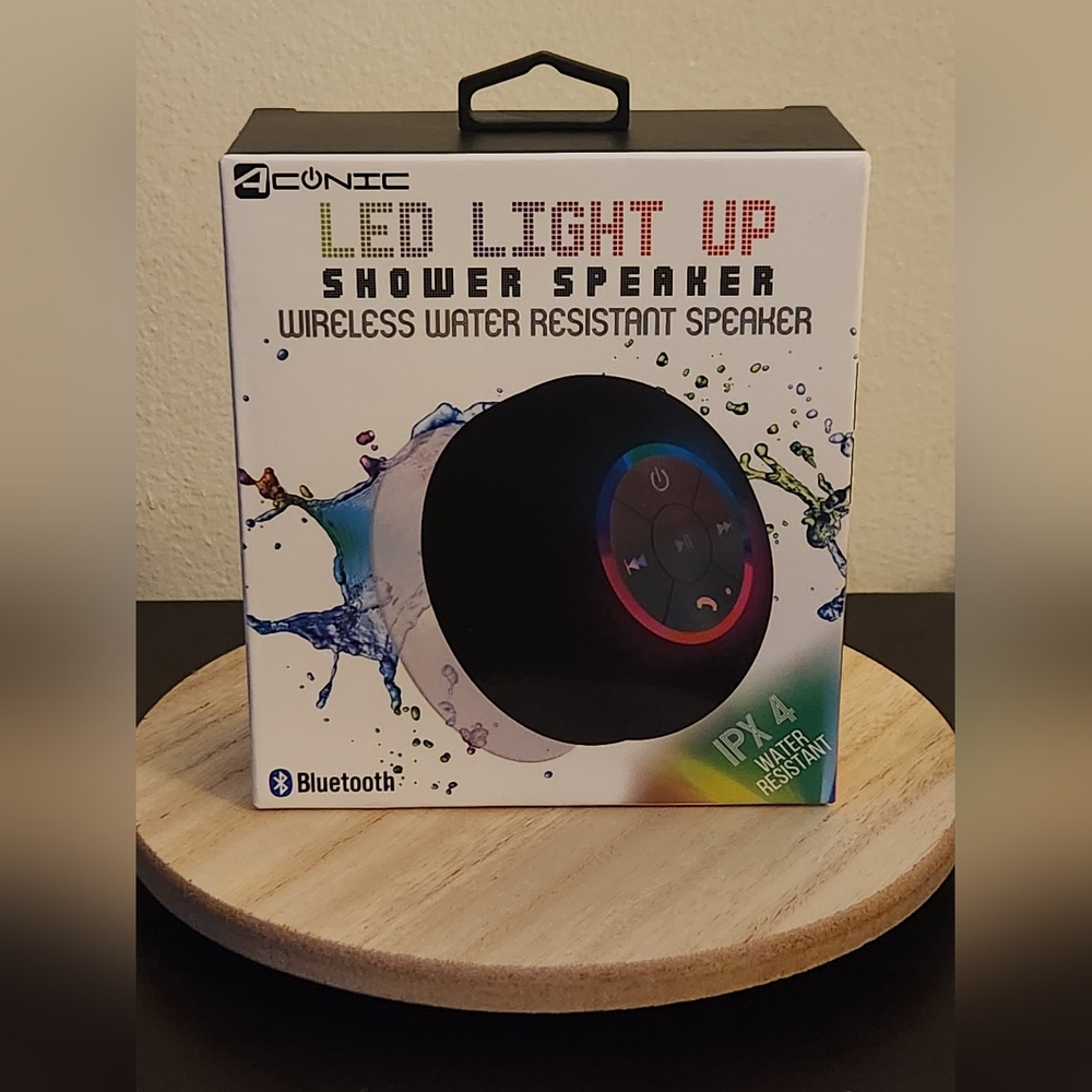 LED Light Up Shower Speaker with Bluetooth Technology